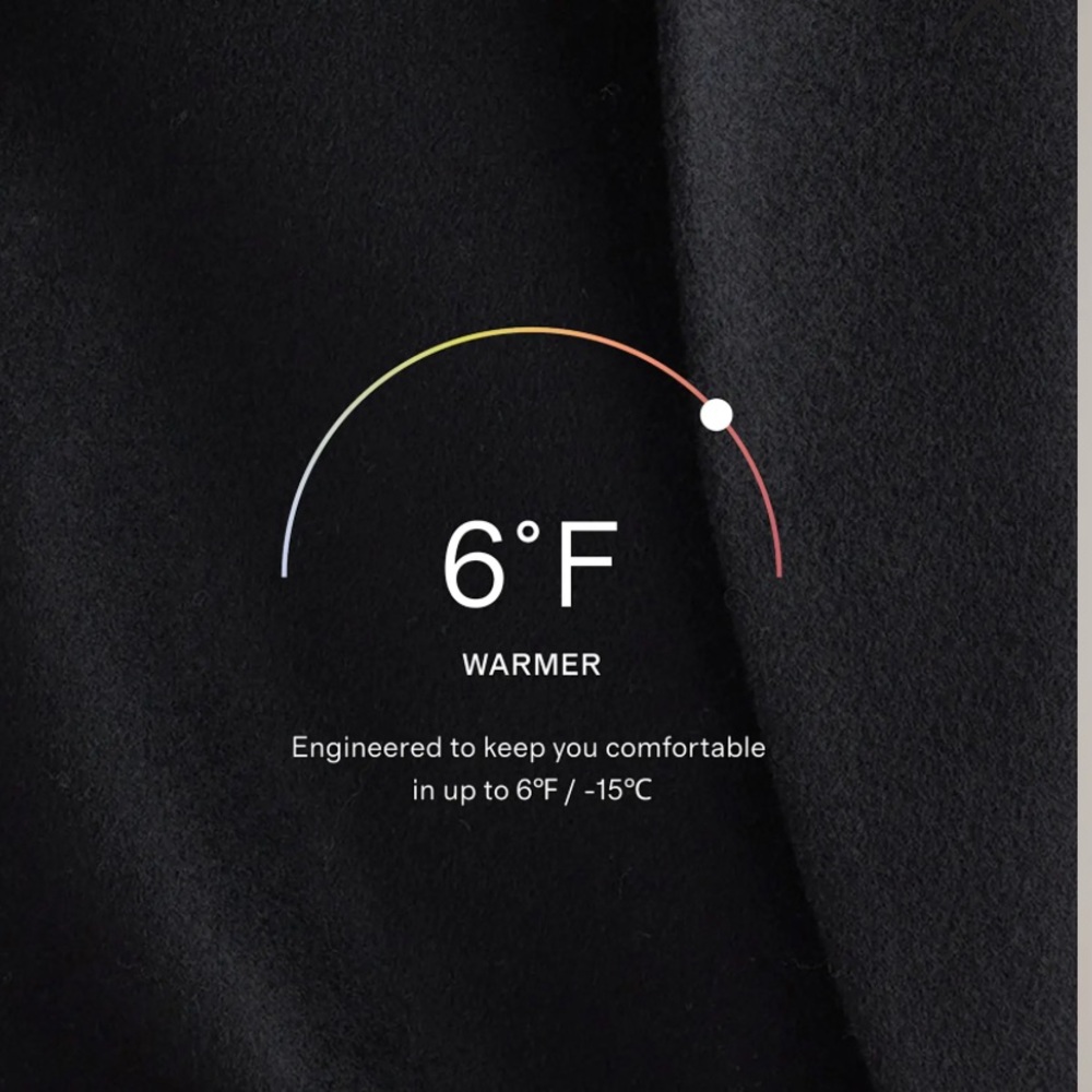 Quince Black Wool Cocoon Coat - Picture 5 of 10